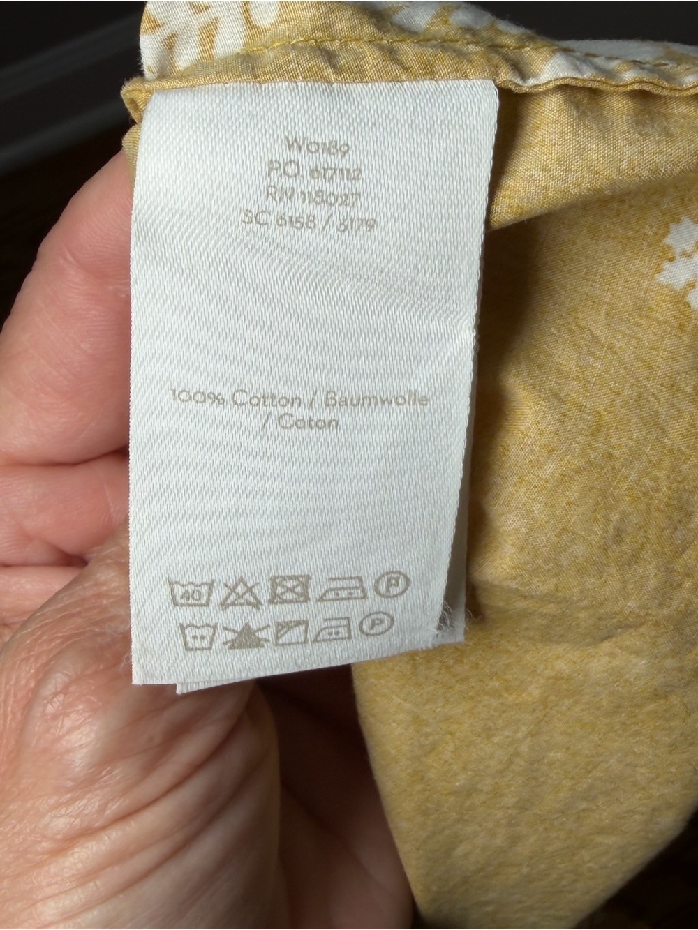 Boden Classic Women’s Mustard Floral Button-Down Oxford Shirt Size 8P - Picture 9 of 9